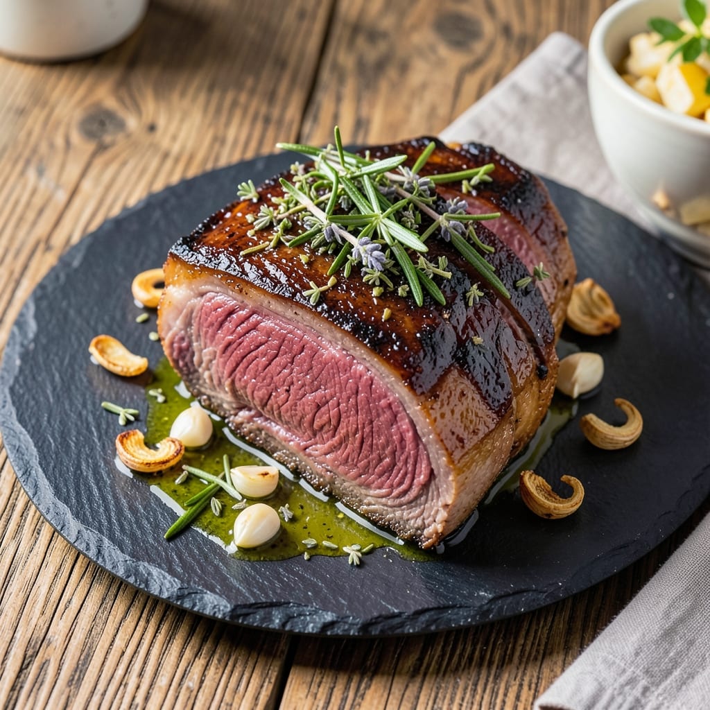 Angus Beef Rump Roast Recipe: Herb-Crusted, Pink-Centered Steakhouse Mastery