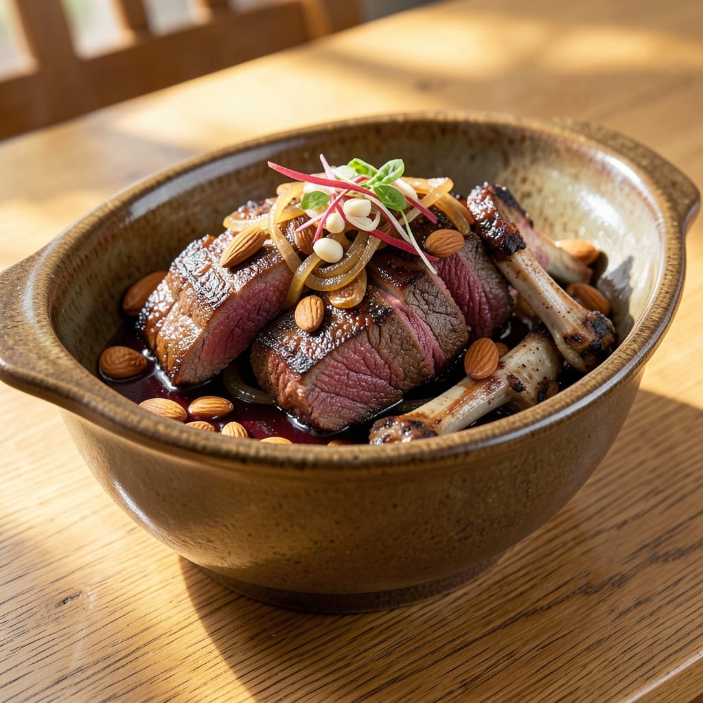Beef Almond Ding Recipe: Slow-Braised Beef with Nutty Crunch