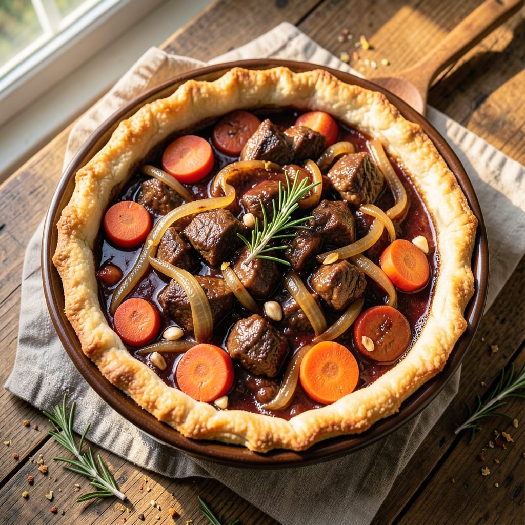 Beef and Ale Pie Recipe Slow Cooker: Slow-Simmered Richness With Flaky Crust