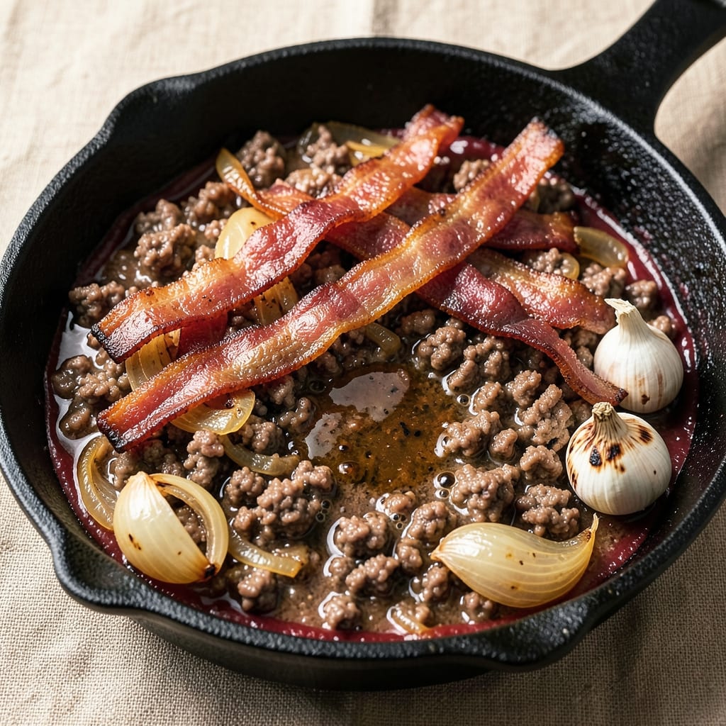 Ground Beef and Bacon Recipe: Smoky-Spiced One-Pan Powerhouse