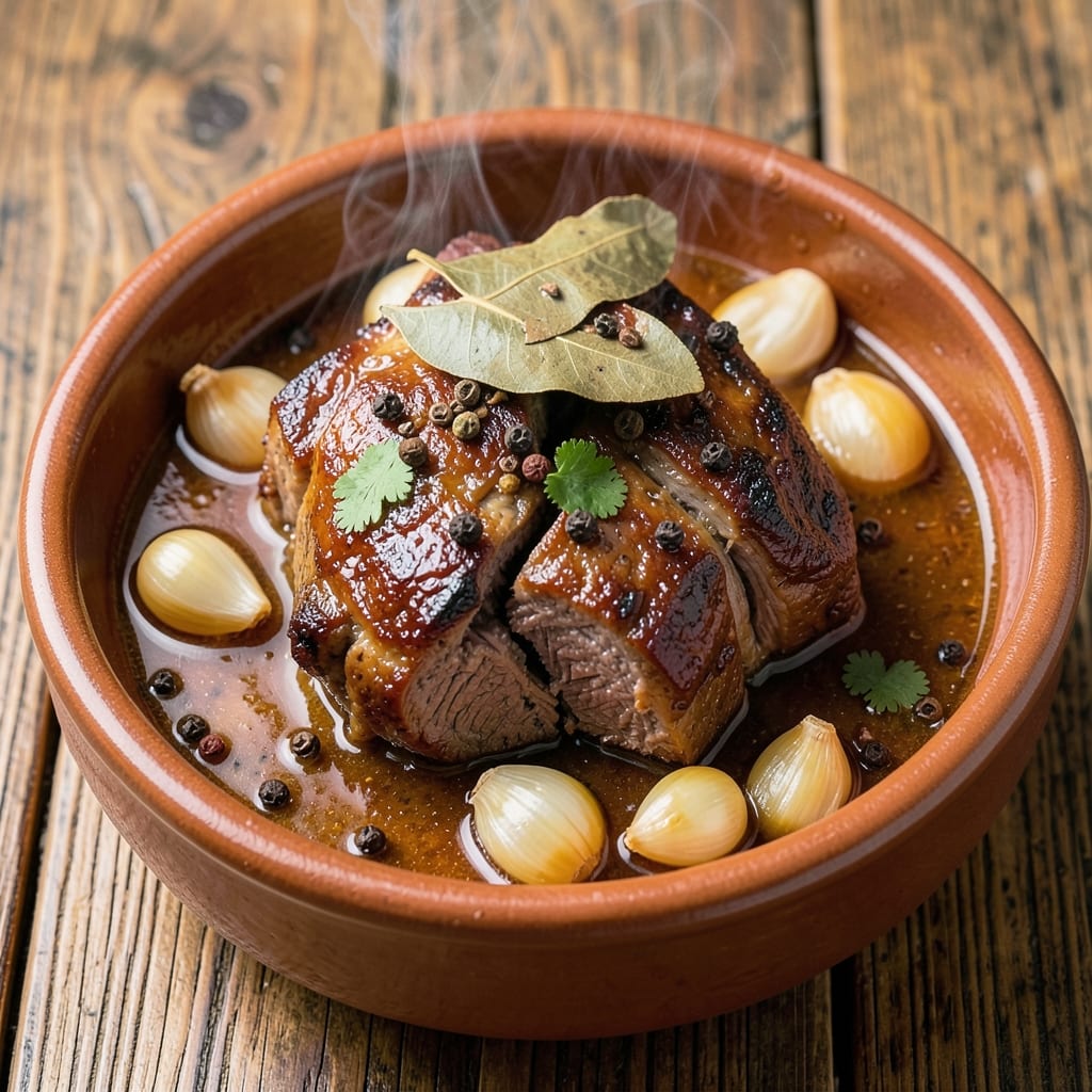 Beef Adobo Filipino Style Recipe: Vinegar-Braised Tender Beef With Savory Soy Depth
