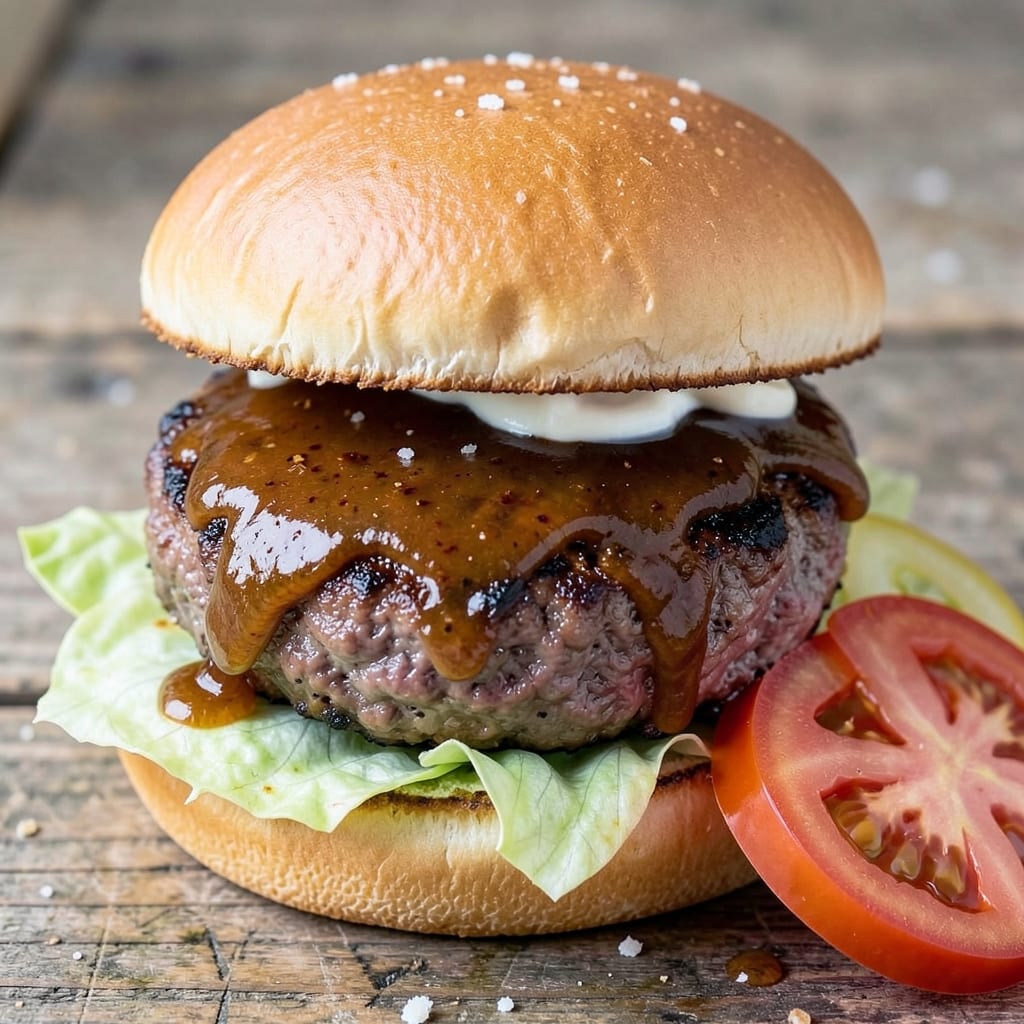 Jamie Oliver's BBQ Beef Burger Recipe: Smoky Char and Juicy Core Masterpiece