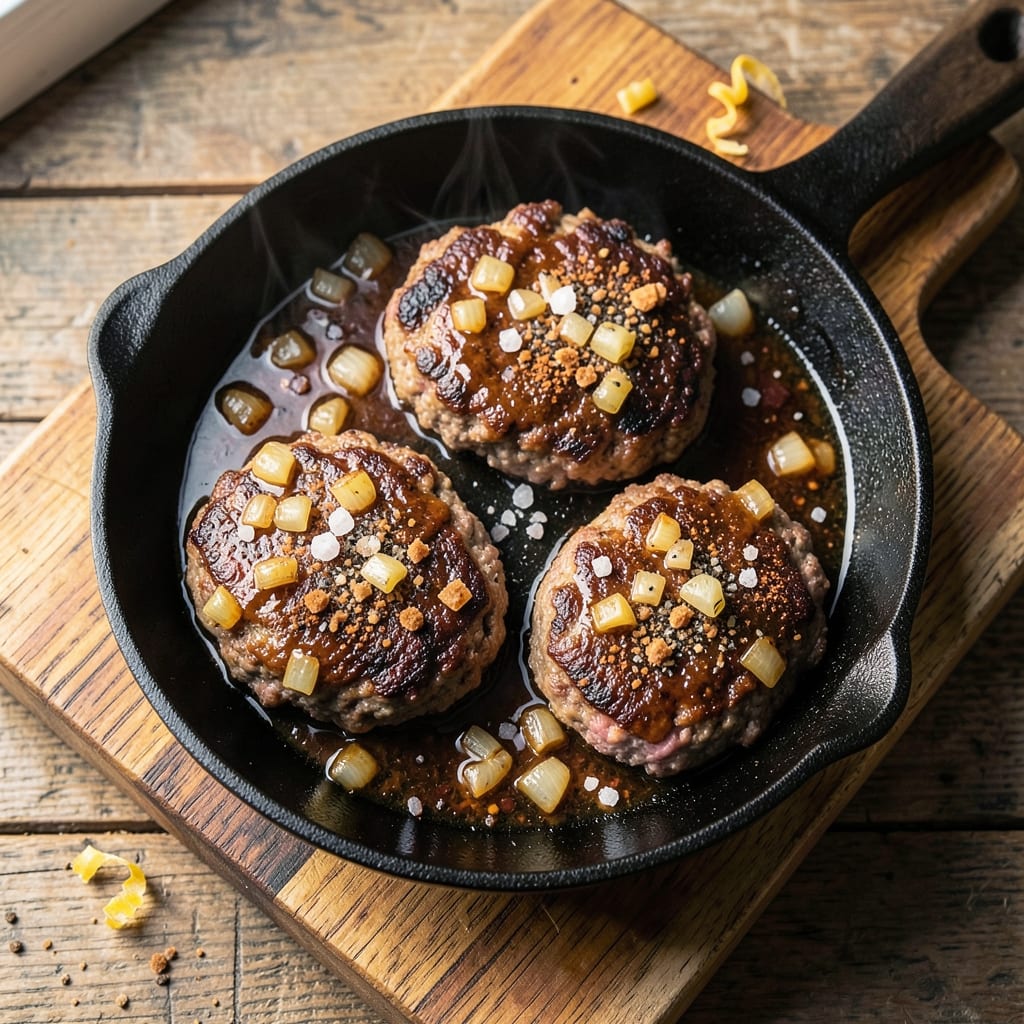 Barbecue Beef Patties Recipe: Smoky-Grilled Juiciness With Crispy Edges