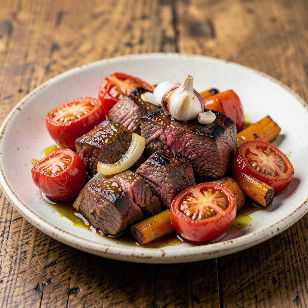 Beef and Tomatoes Recipe: Slow-Simmered Italian Bolognese Style