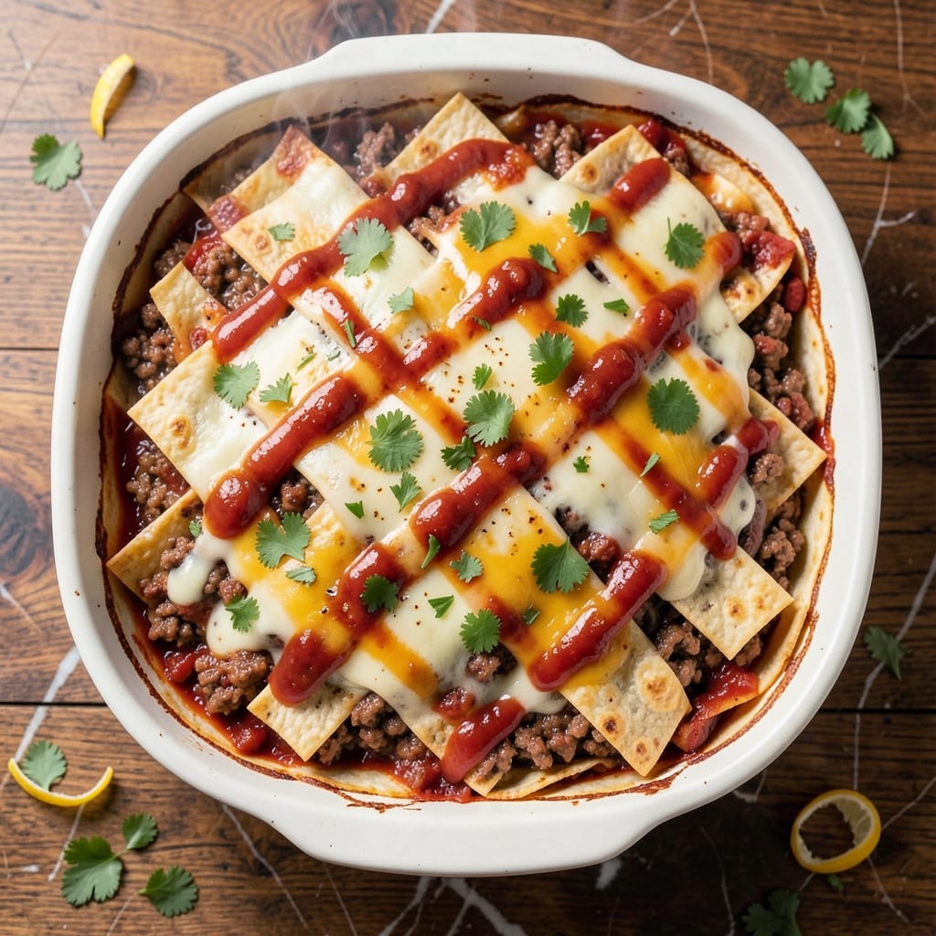 Authentic Beef Enchilada Casserole Recipe: Layered Spice and Melted Cheese Bliss
