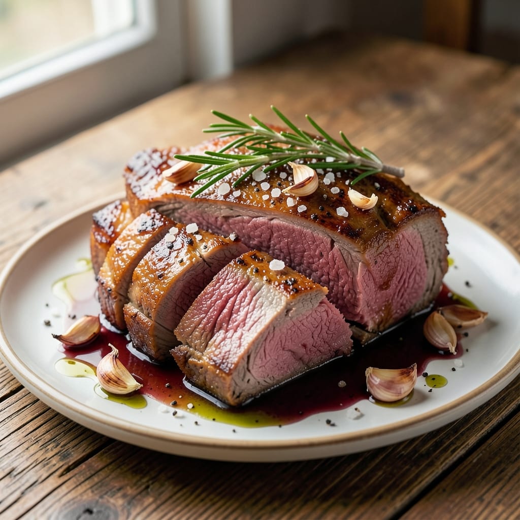 Authentic Italian Roast Beef Recipe: Slow-Braised with Rosemary and Garlic