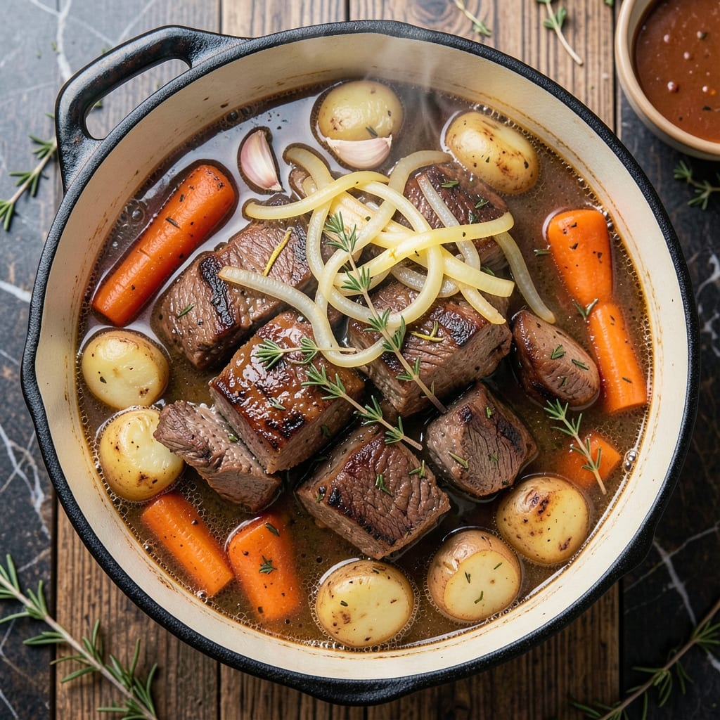 Authentic Irish Beef Stew Recipe: Slow-Braised Spiced Richness With Guinness Depth