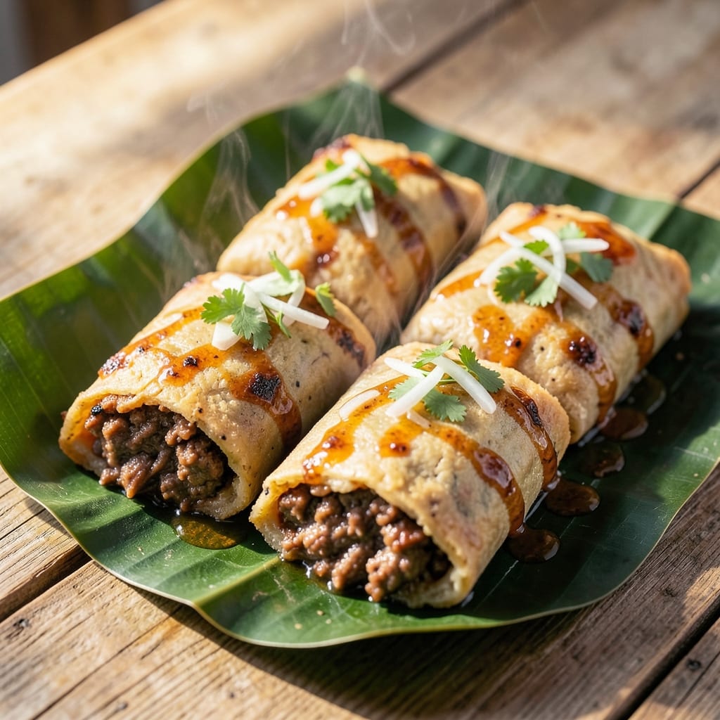 Authentic Mexican Ground Beef Tamales Recipe: Steamed Corn Dough Wrapped in Banana Leaf Magic