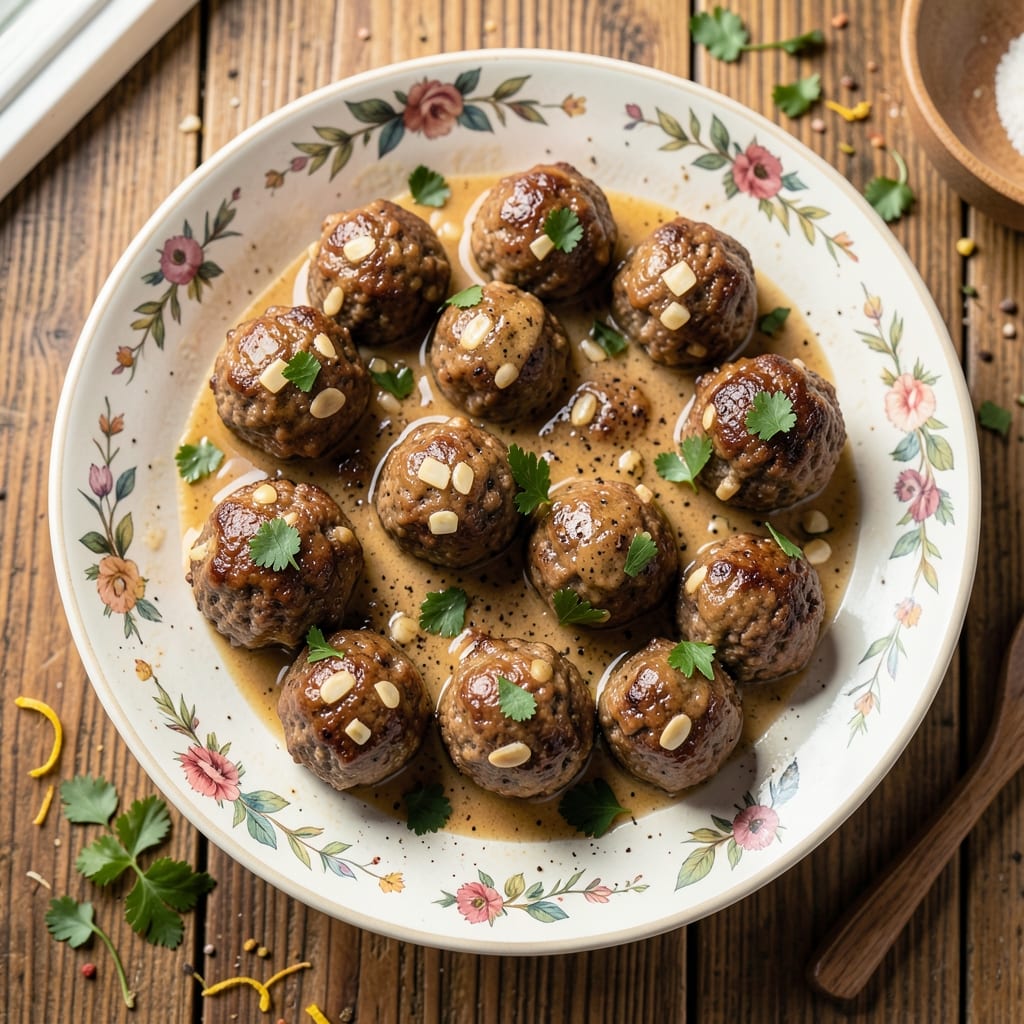 All-Beef Swedish Meatballs Recipe: Juicy Centers and Crispy Pan-Crusted Bites