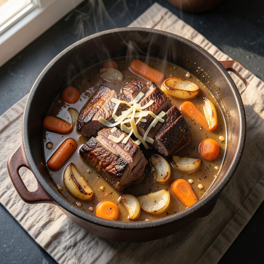 Award-Winning Slow Cooker Beef Stew Recipe: Deep Caramelized Onions and Herb-Infused Broth