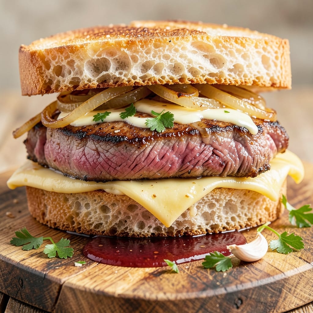 Au Jus Beef Sandwich Recipe: Crispy-Provel Cheese Crunch Meets Savory Gravy