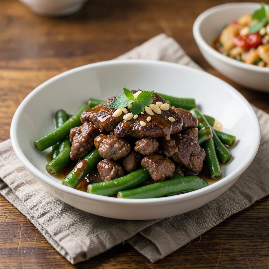 Asian Ground Beef and Green Beans Recipe: Wok-Fried Umami Crunch in One Pan