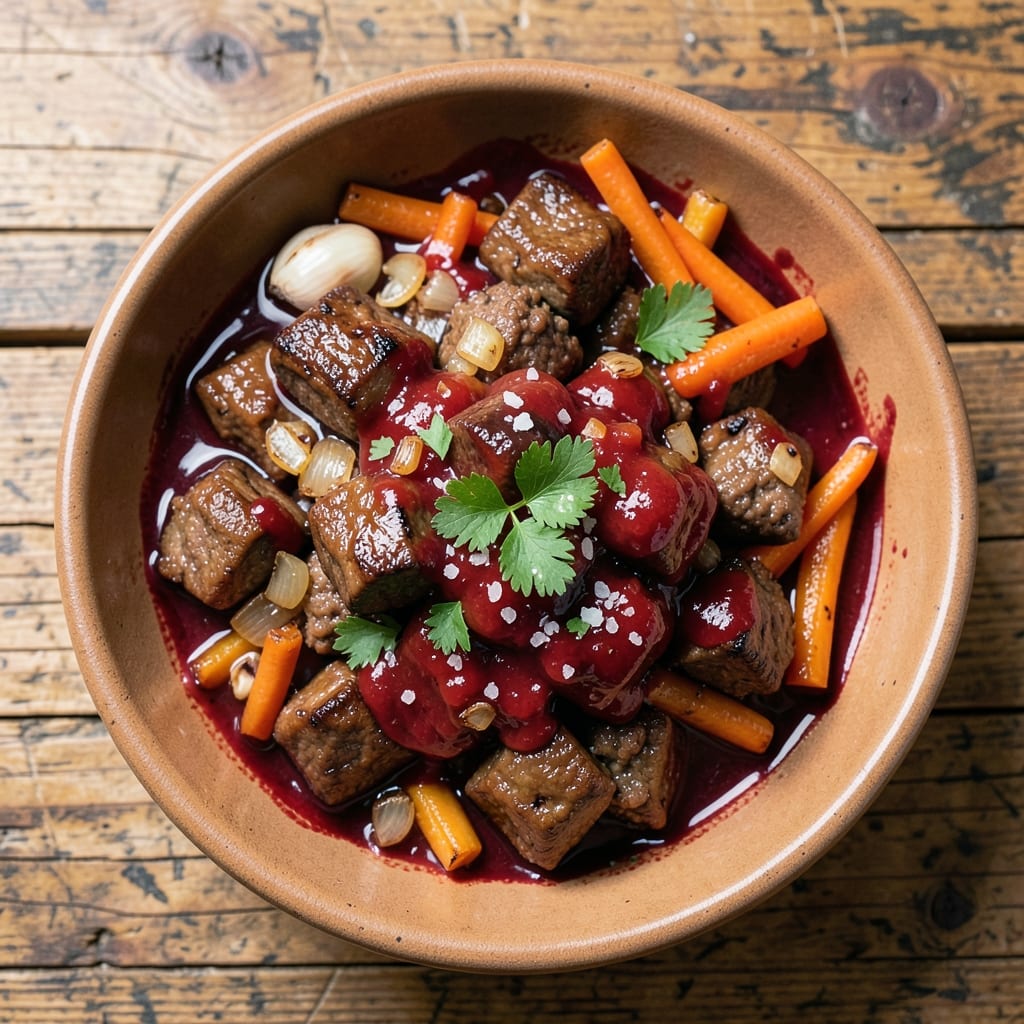 Ground Beef Heart Recipe: Iron-Rich One-Pan Stew with Herbed Tomato Depth