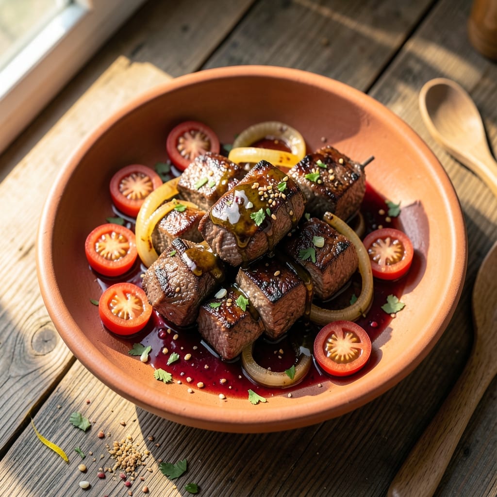 Armenian Beef Kabob Recipe: Skewered Spice and Charcoal-Grilled Tradition