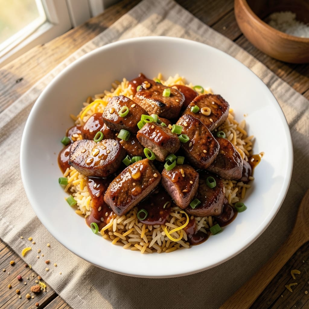 Asian Beef Tips and Rice Recipe: Savory Stir-Fry with Fragrant Jasmine Rice