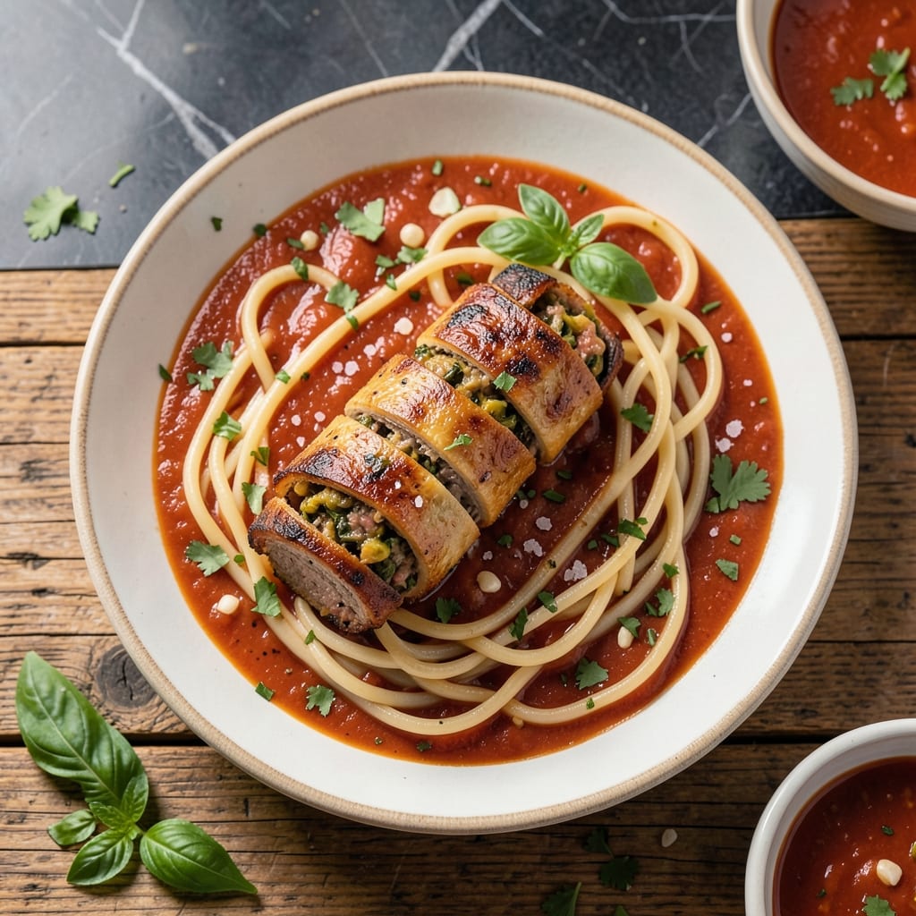 Authentic Italian Beef Braciole Recipe: Provel-Crusted Layers of Tender Beef and Tomato