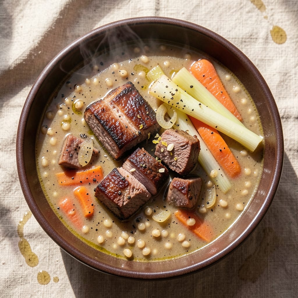 Barefoot Contessa Beef Barley Soup Recipe: Hearty Winter Warmth in One Pot