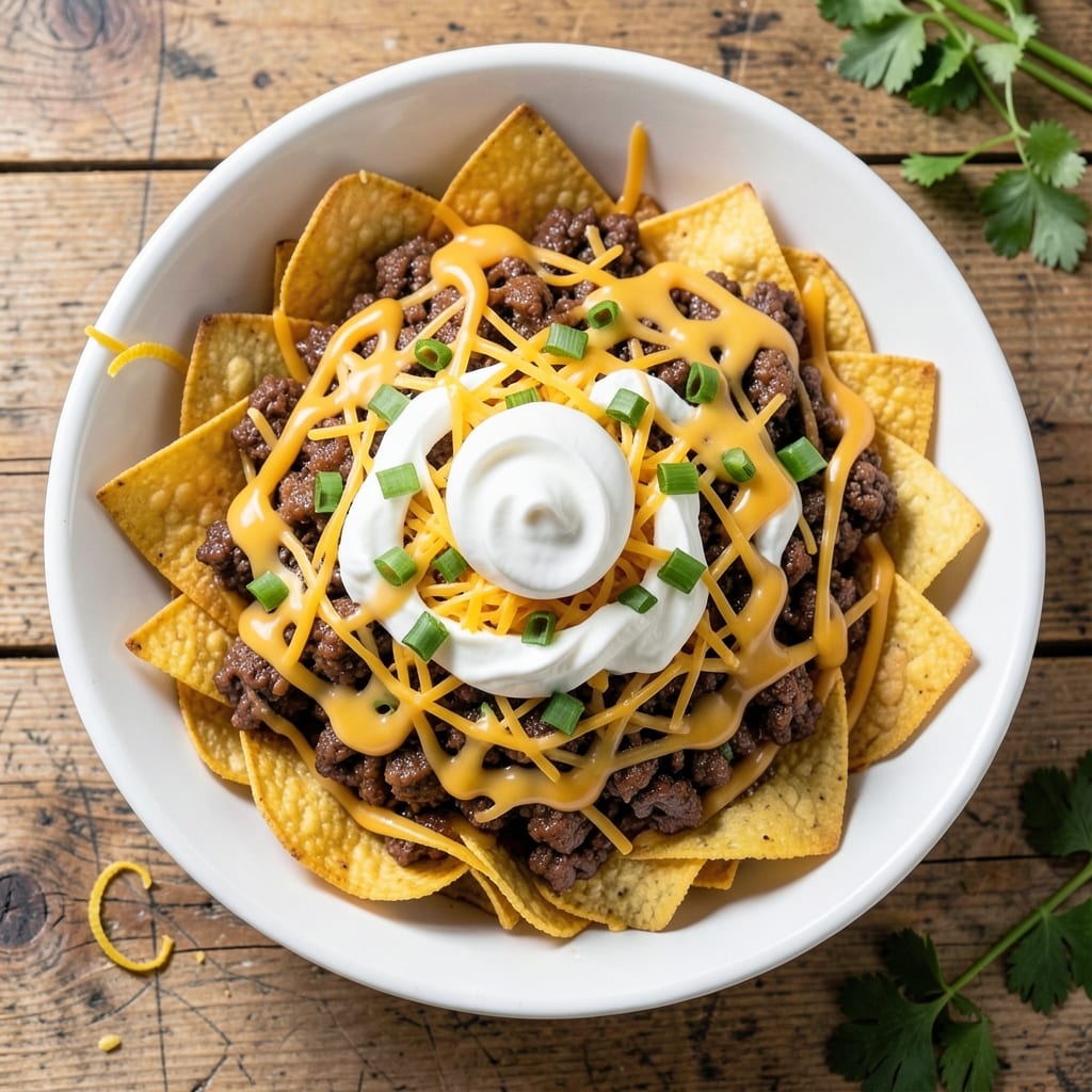 Applebee's Neighborhood Nachos Beef Recipe: Loaded Cheese Tower With Crispy Tortilla Layers