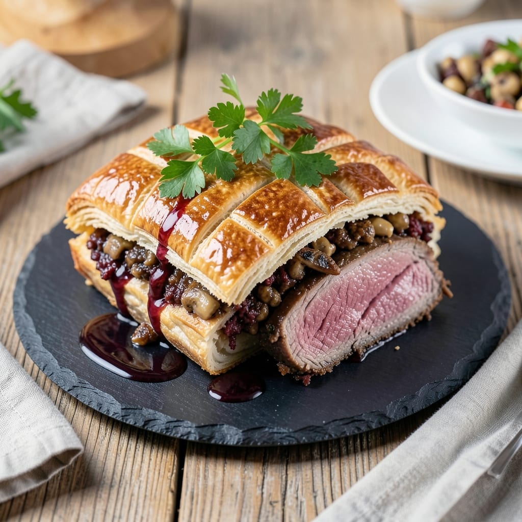 Barefoot Contessa Beef Wellington Recipe: Duxelles-Infused Crispy Puff Pastry Masterpiece
