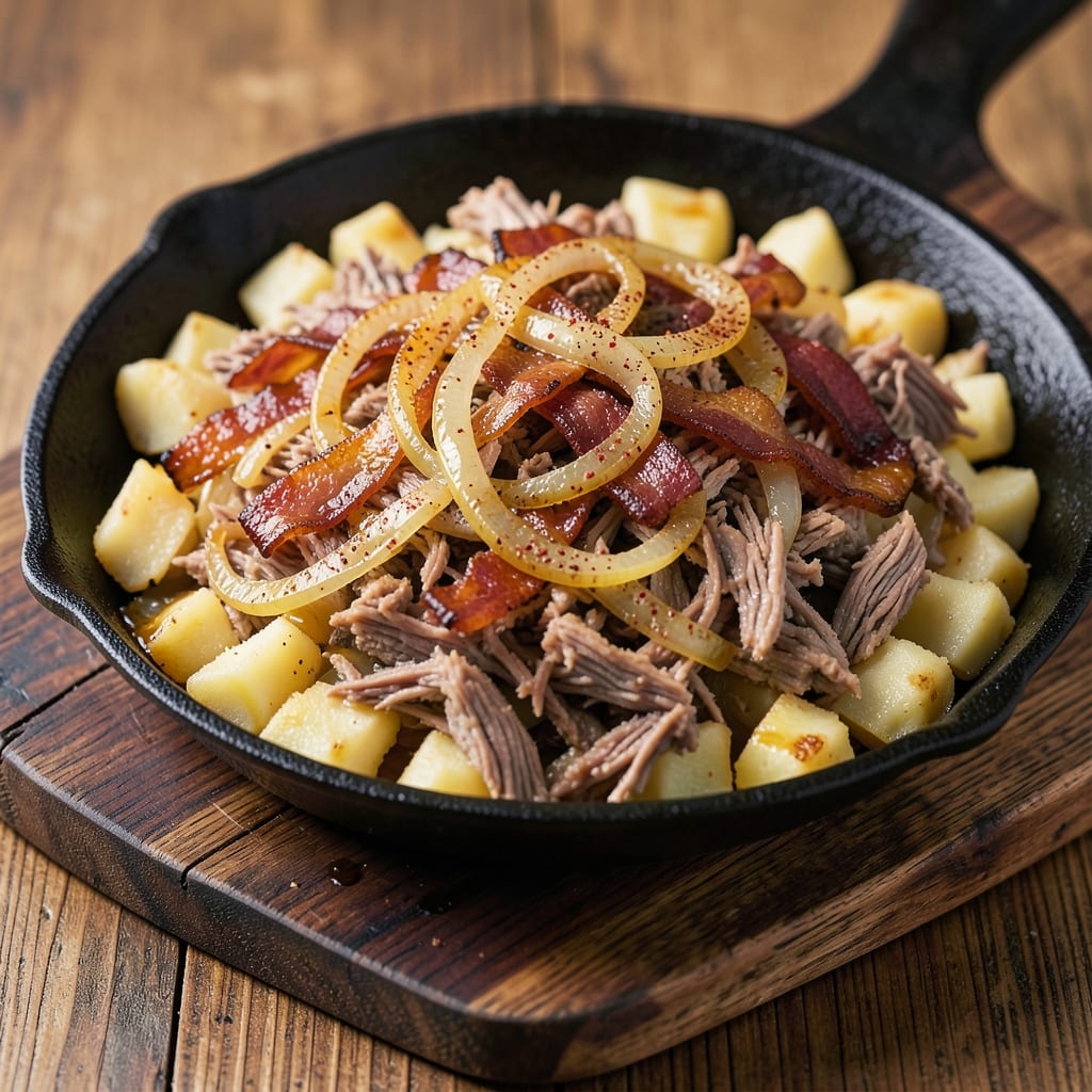 Authentic Corned Beef Hash Recipe: Crispy Potato Crunch Meets Savory Beef Bites