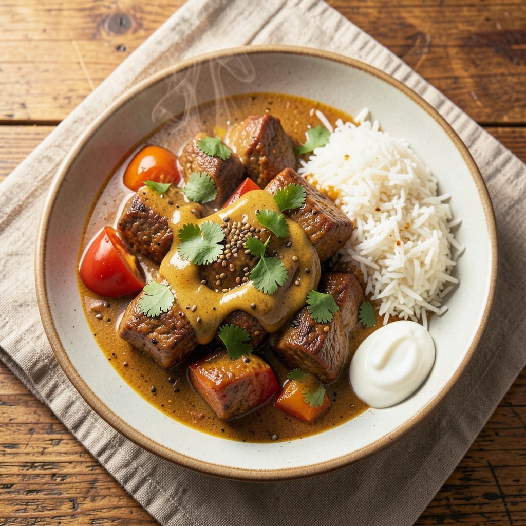 Authentic Beef Curry Recipe: Spiced Tomato Gravy That Deepens With Every Bite
