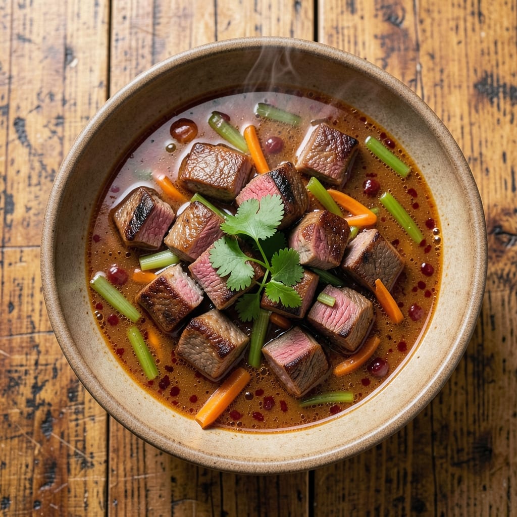Award Winning Vegetable Beef Soup Recipe Slow Cooker: Deep Umami Depth From Canned Ingredients