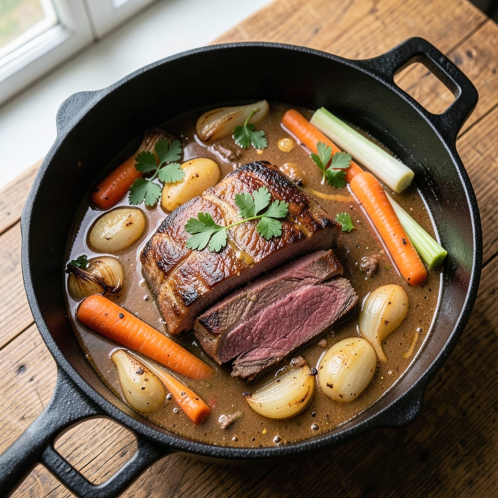 Bavarian Beef Stew Recipe: Slow-Simmered Marrow Richness with Caramelized Root Depth