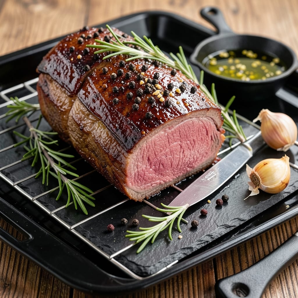 Angus Beef Boneless Strip Roast Recipe: Dry-Brined Crust and Juicy Core Masterpiece