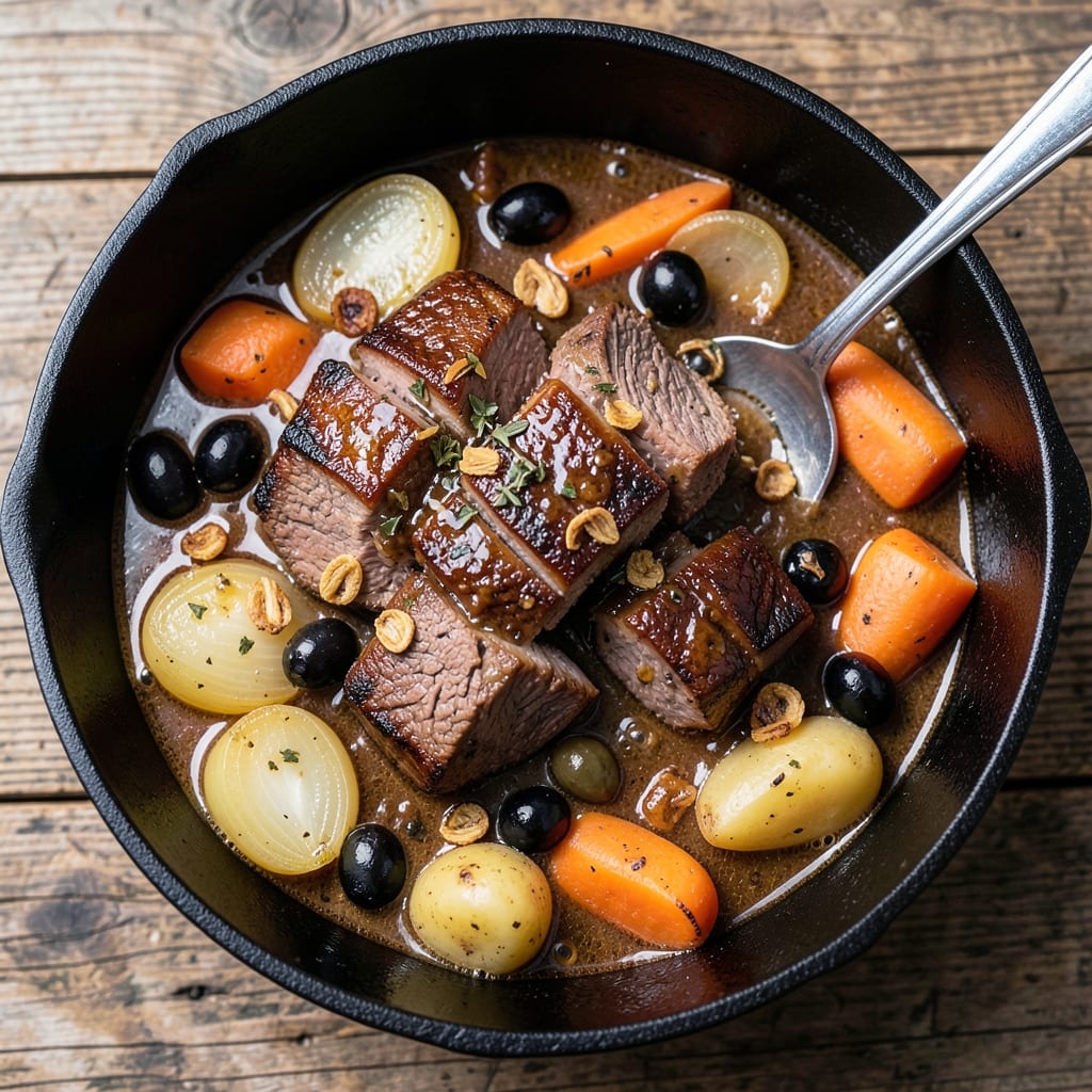 Beef Ale Stew Recipe: Deep Umami Braise With Caramelized Onions
