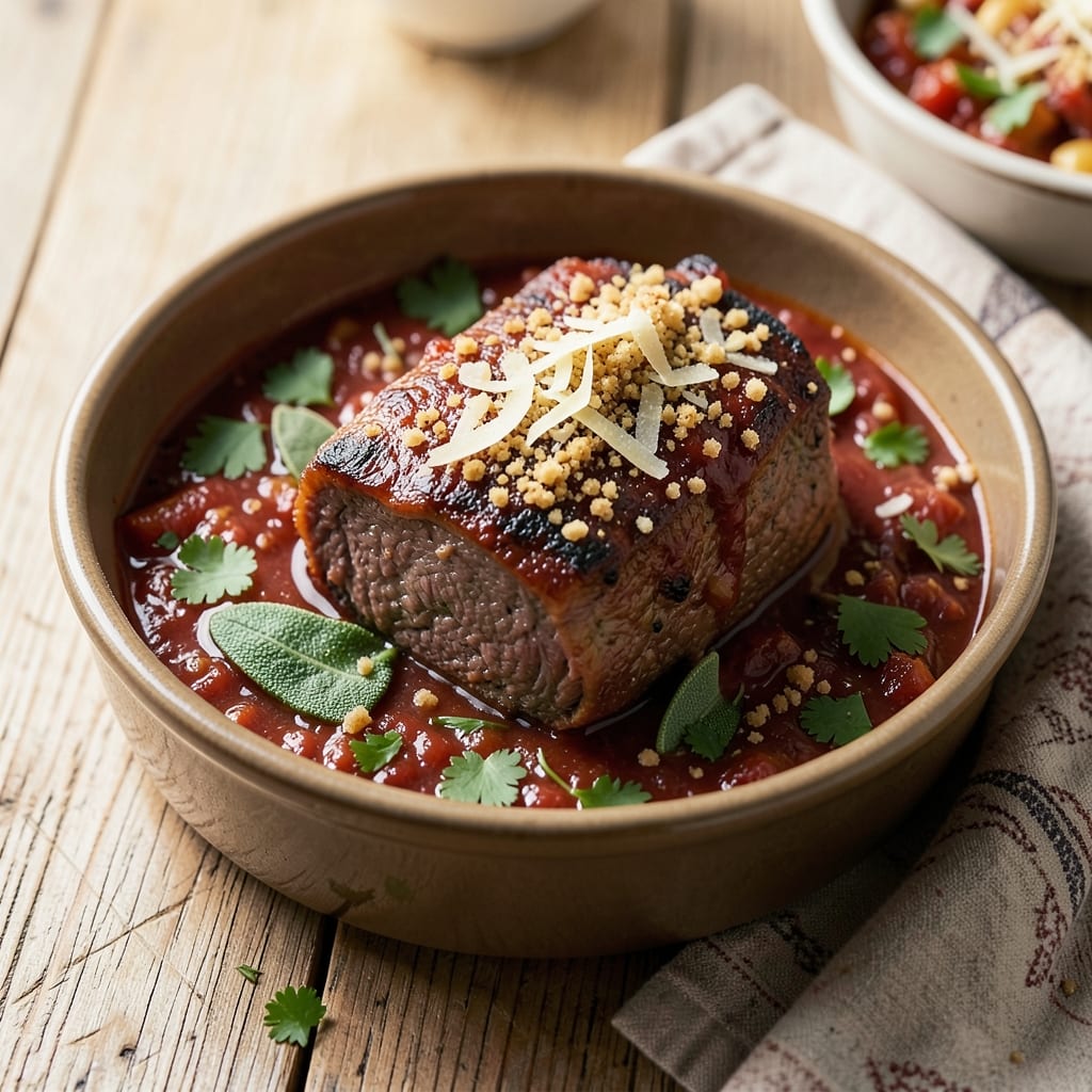 Authentic Beef Braciole Recipe: Italian-Style Stuffed Meat Rolls with Herbed Filling