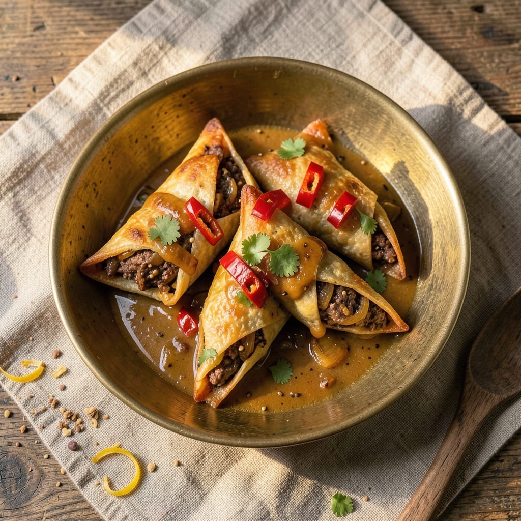 African Beef Samosa Recipe: Spiced Meat Pockets With Crispy Layers