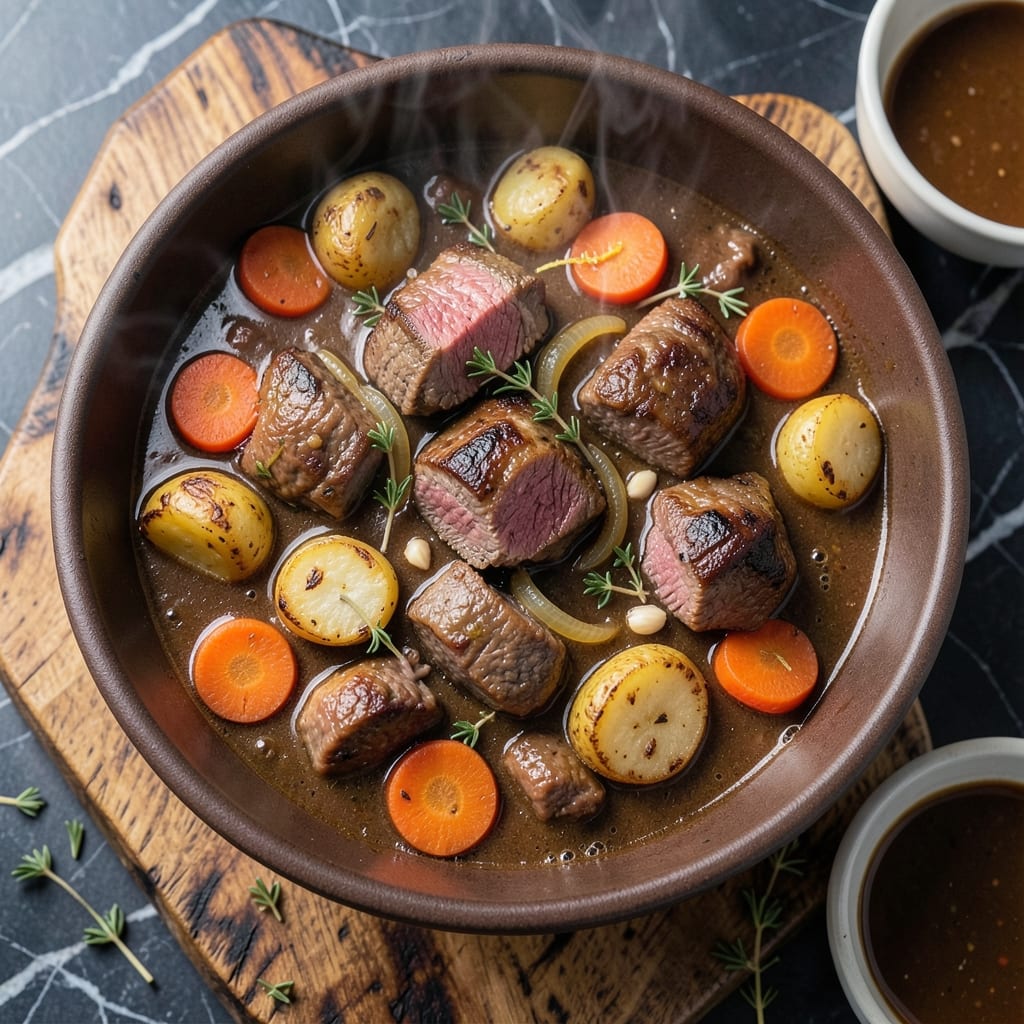 Amazing Crock Pot Beef Stew Recipe: Deep Umami Richness With Caramelized Onions