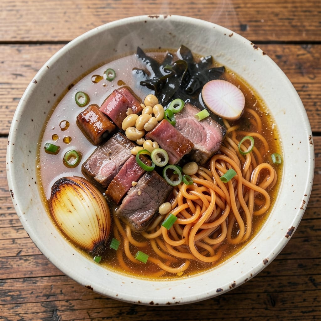 Authentic Beef Ramen Recipe: Broth So Rich It Sticks to Spoons