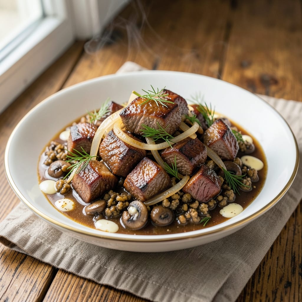 Aldi Beef Stroganoff Recipe: Sour Cream Swirled Tender Beef in 30 Minutes