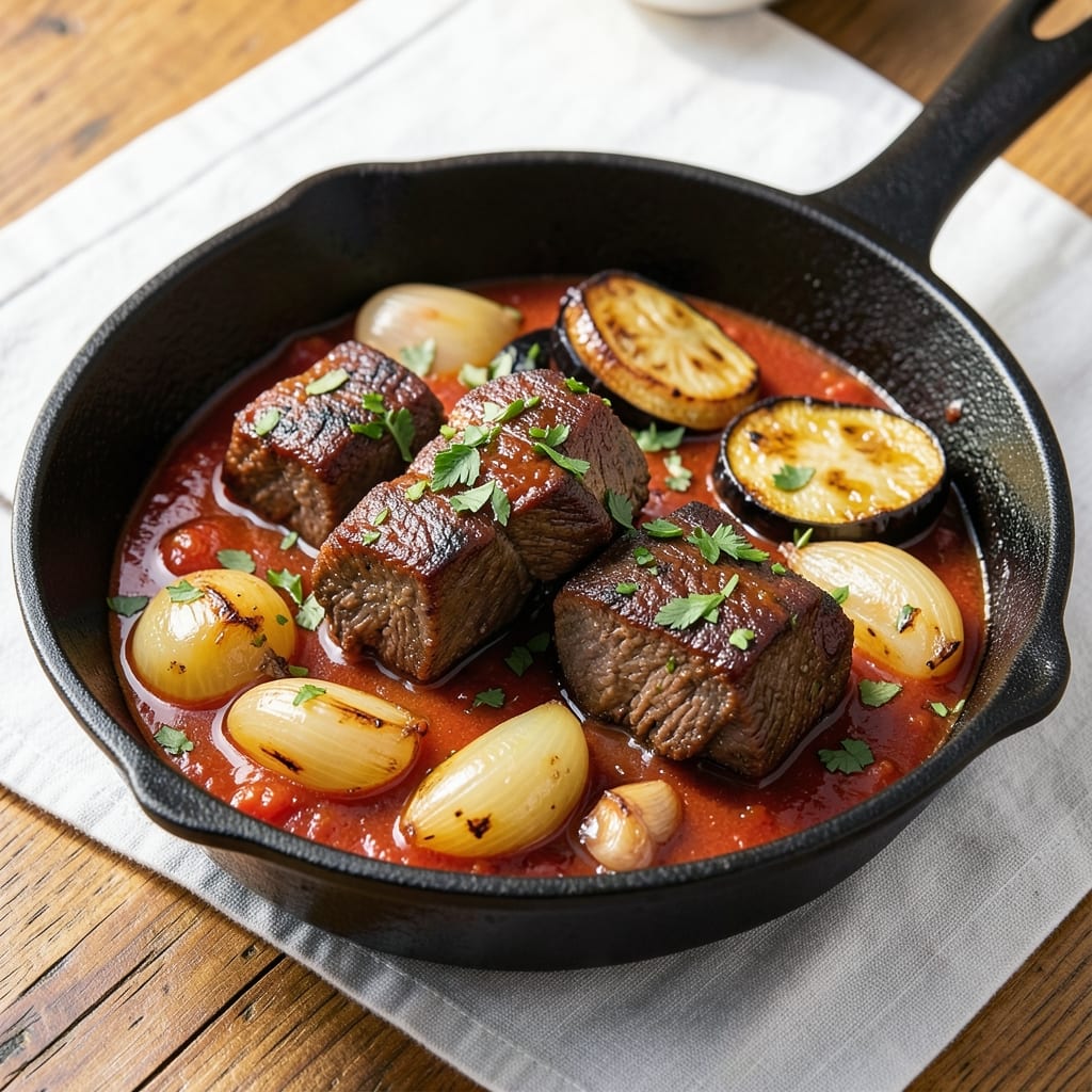Authentic Beef Stifado Recipe: Slow-Simmered Tomato and Wine Braised Beauty