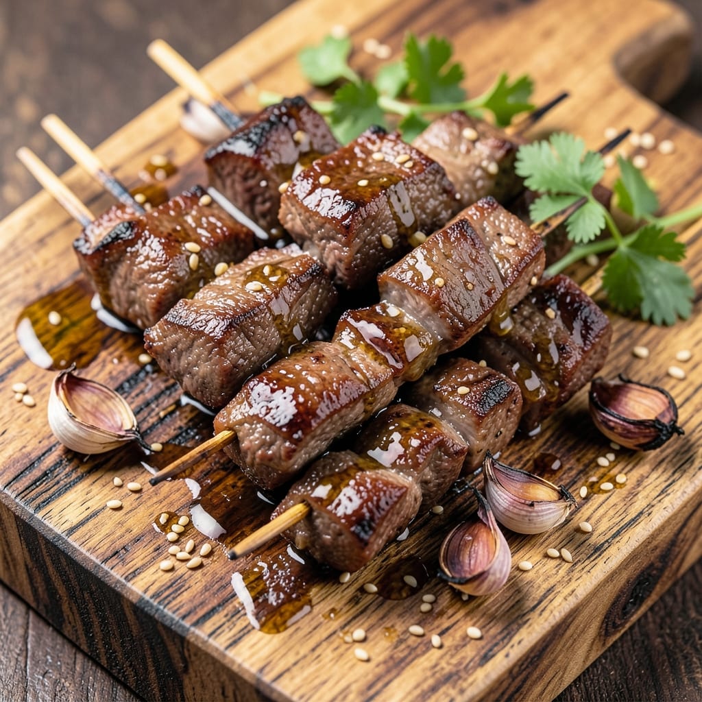 Barbecue Beef Skewers Recipe: Charred-Edge, Smoky-Grilled Bites with Zesty Marinade Kick