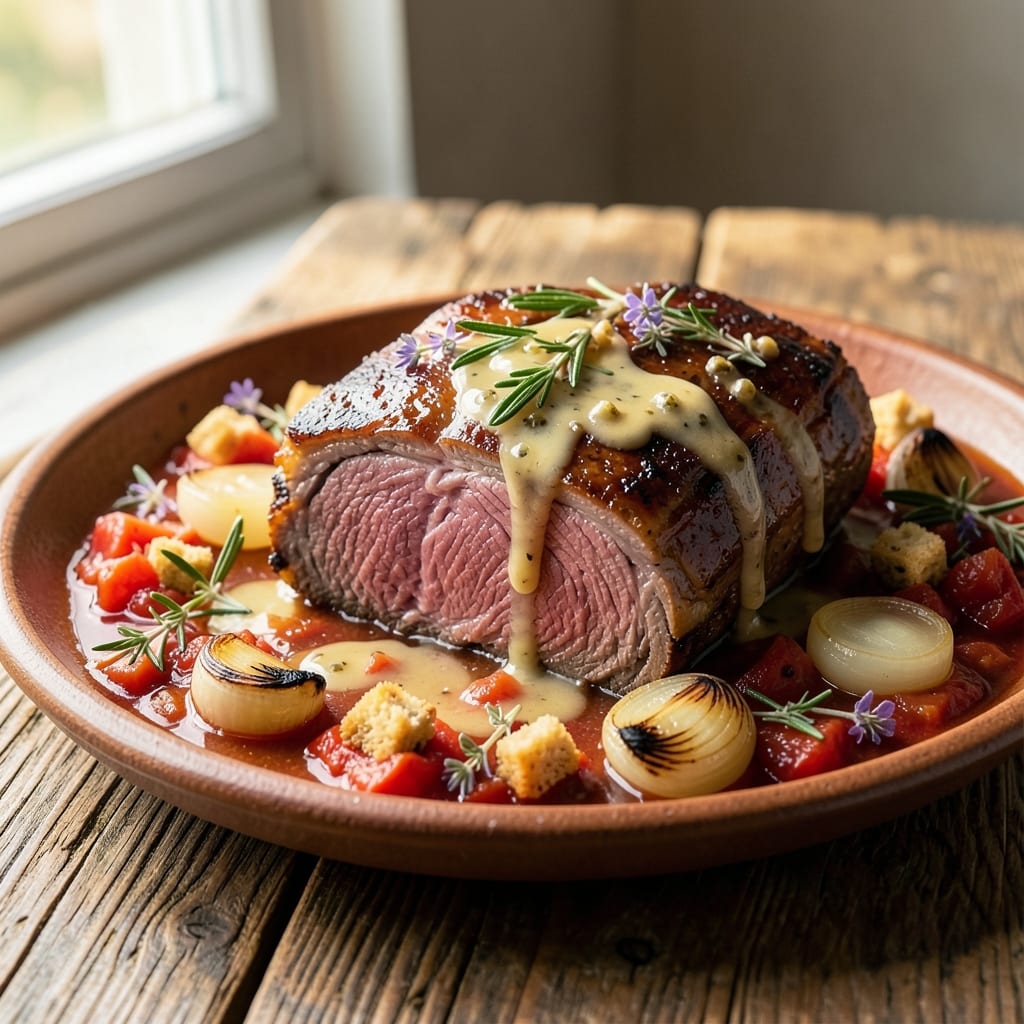 Beef A Casa Recipe: Italian-Style Braised Beef with Tomato and Wine