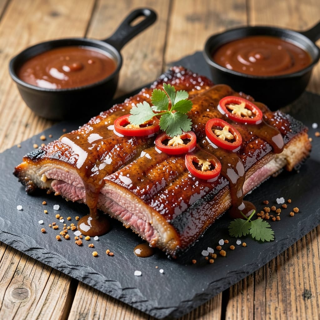 BBQ Beef Spare Ribs Recipe: Three-Stage Smoke to Crispy-Crackled Glaze
