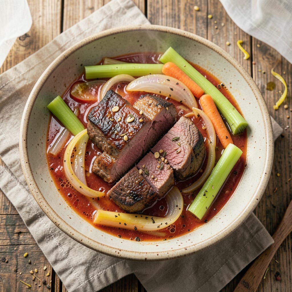 All Natural Beef Stew Recipe: Slow-Simmered Depth With Herbed Crust