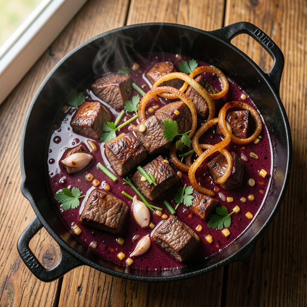 Argentinian Beef Stew Recipe: Slow-Braised with Bold Malbec Wine Depth