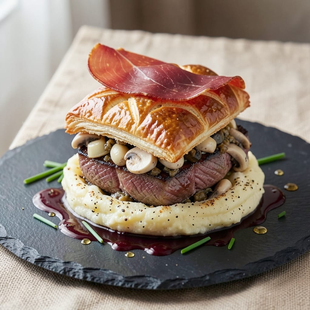 Amazing Beef Wellington Recipe: Puff Pastry Crown Over Mushroom-Duxelles Luxury