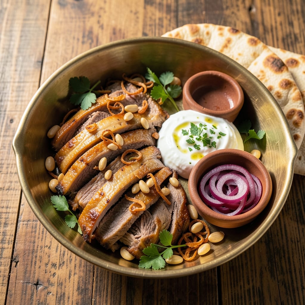 Authentic Beef Shawarma Recipe: Yogurt-Marinated Spice Bombs on Flatbread