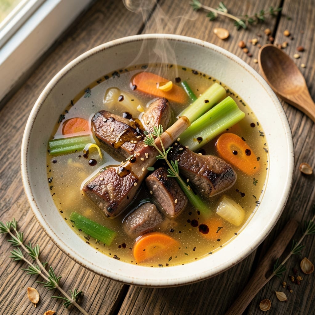 Beef Bone Broth Vegetable Soup Recipe: Umami-Packed Healing in One Pot