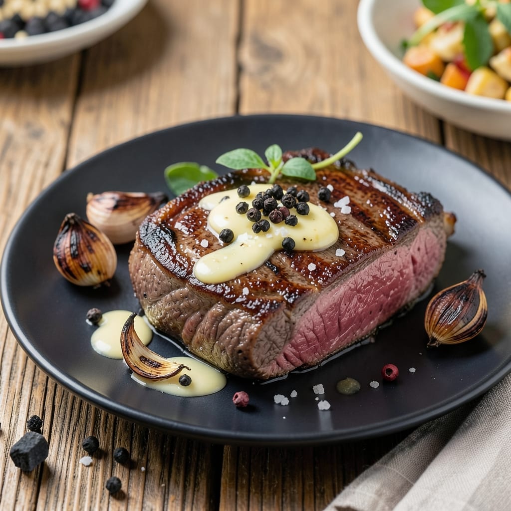 Australian Beef Steak Recipe: Charcoal-Grilled with Buttery Crust Magic