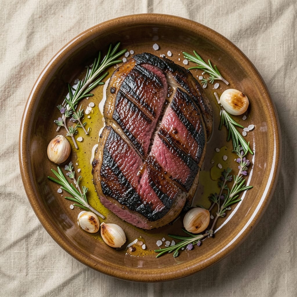 Angus Beef Sirloin Tip Roast Recipe: Herb-Crusted Rare Perfection in One Pan