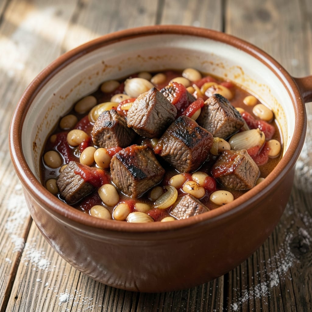 Beans and Beef Crock Pot Recipe: Smoky-Spiced One-Pot Heartiness