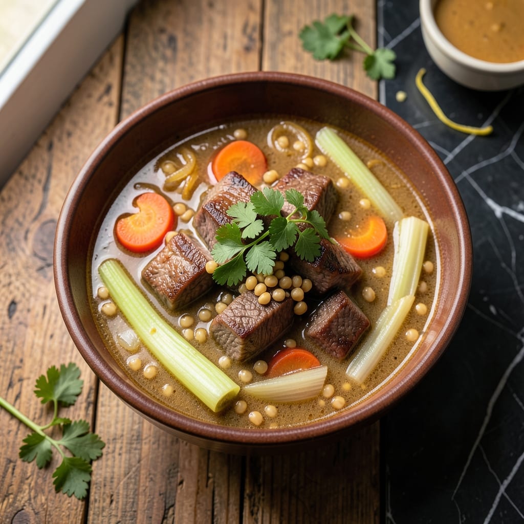 5-Star Beef Barley Soup Recipe: Deep Umami Broth with Hearty Bite