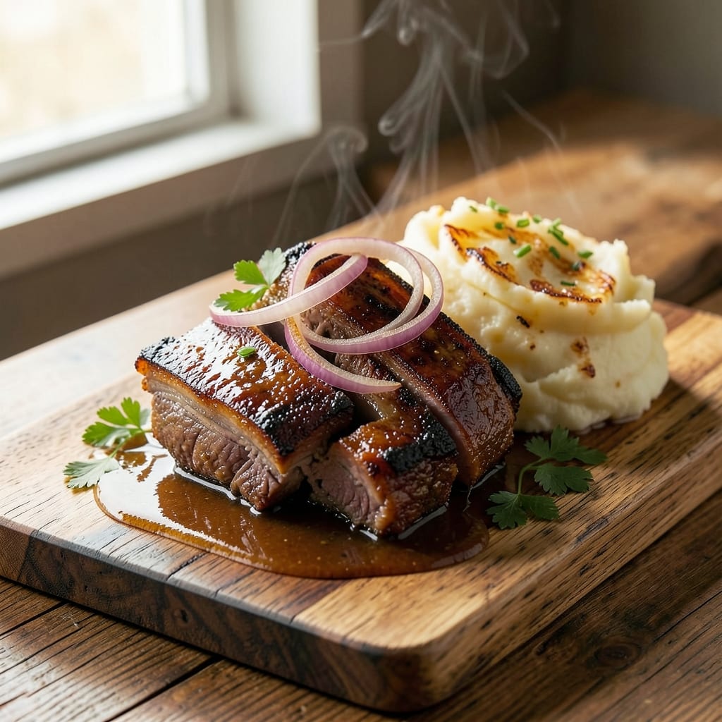 Alton Brown's Beef Short Ribs Recipe: Slow-Braised to Buttery, Caramelized Richness