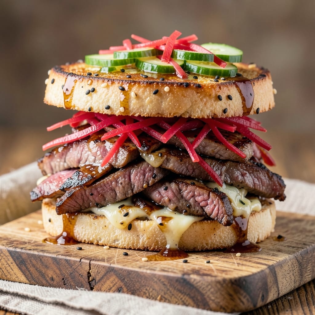 Beef Aju Sandwich Recipe: Spicy-Sweet Korean BBQ Bite