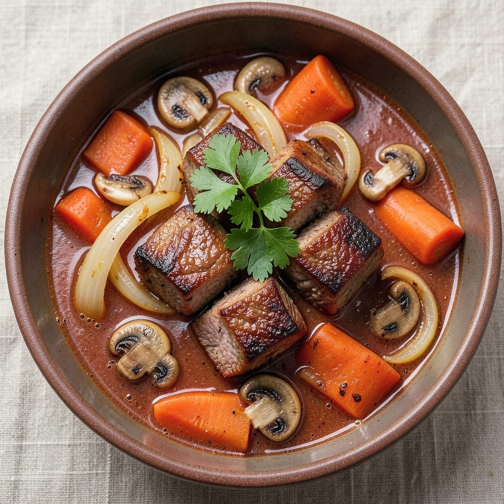 Au Bon Pain Beef Stew Recipe: Deep Umami Braise with Caramelized Onions